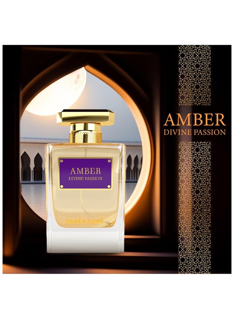 كول اند كول عطر كول اند كول امبر ديفاين باشن او دي بارفان، 100 مل - عطر أنيق يدوم طويلاً - Image 4