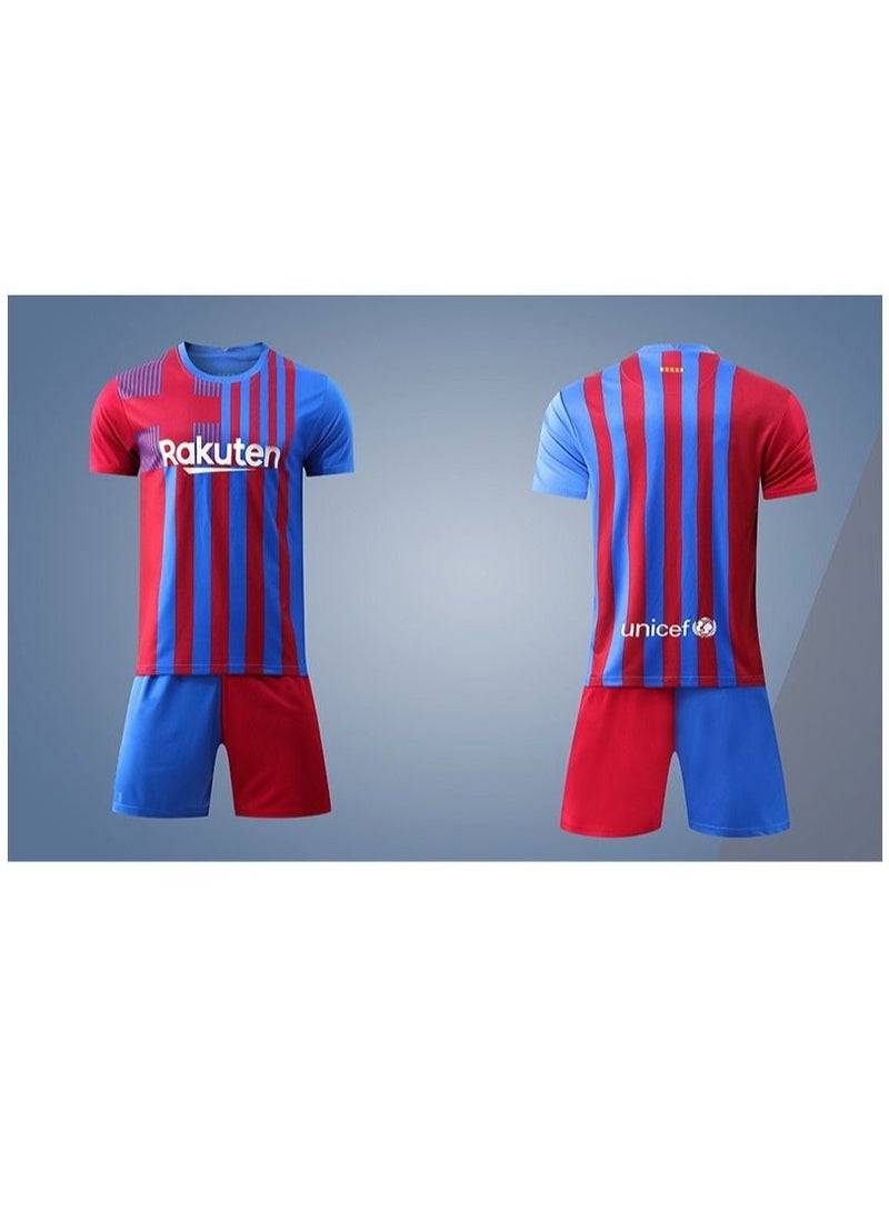 M MIAOYAN M MIAOYAN New Season Football Club Football Uniform Suit Men's and Women's Short-sleeved Football Jersey  - Image 2