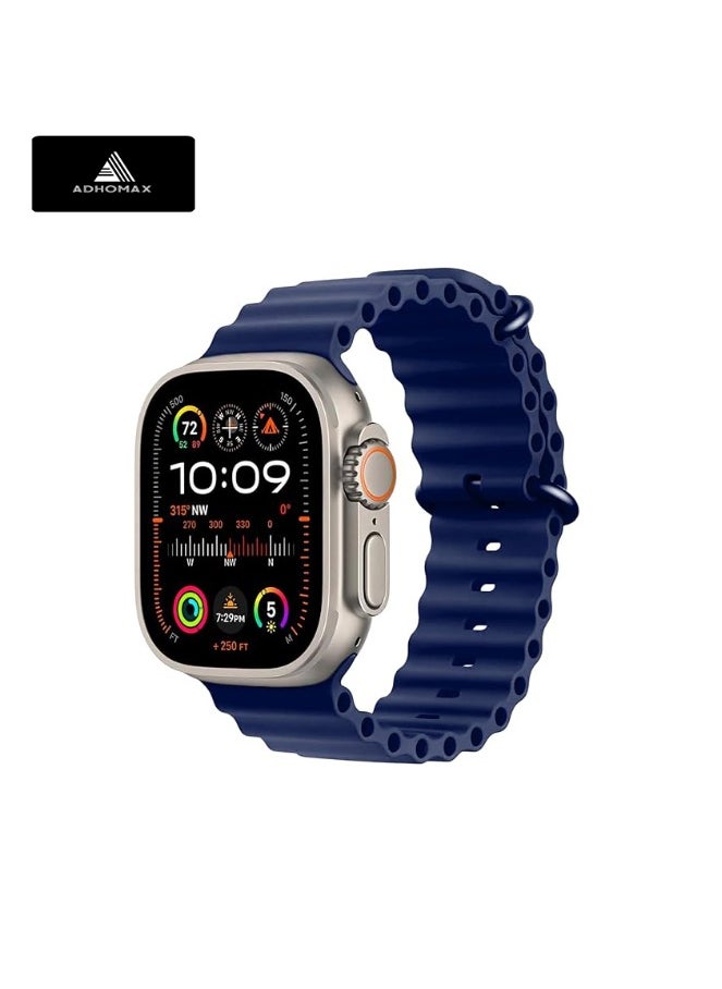 adhomax - New 2025 T800 Ultra Smart Watch, Series 8, Elegant Design 1.99", Infinite Display, Fitness Tracker, Heart Rate, Oxygen Monitor, Calls, Wireless Charging, Works With IOS, android for men, women - Image 1