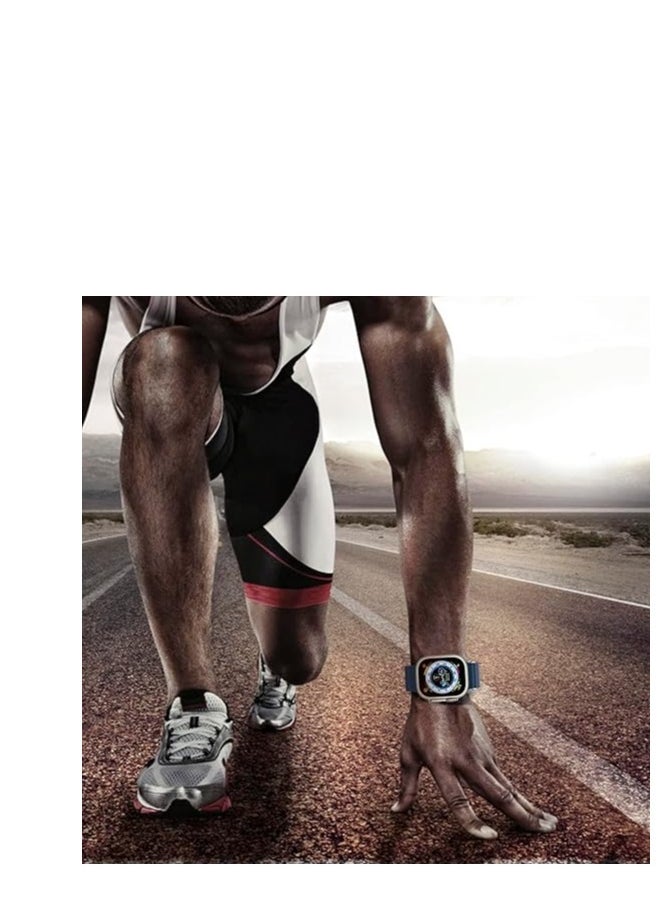 adhomax - New 2025 T800 Ultra Smart Watch, Series 8, Elegant Design 1.99", Infinite Display, Fitness Tracker, Heart Rate, Oxygen Monitor, Calls, Wireless Charging, Works With IOS, android for men, women - Image 1