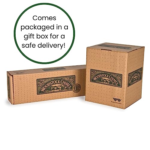 Woodstock Chimes Signature Collection, Woodstock Chakra Chime, Large (24'') Black, Eastern Energies Wind Chimes for Outdoor, Patio, Home or Garden Décor (CC7L) - Image 5