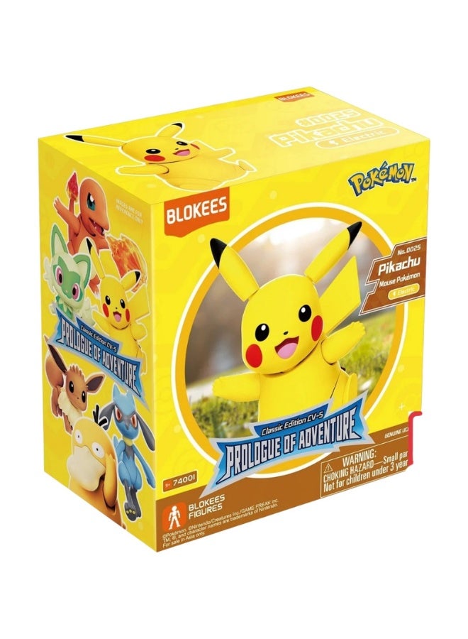 Blokees Pokémon Pikachu | Prologue of Adventure Series | Collectible Model Kit Figure - Image 4