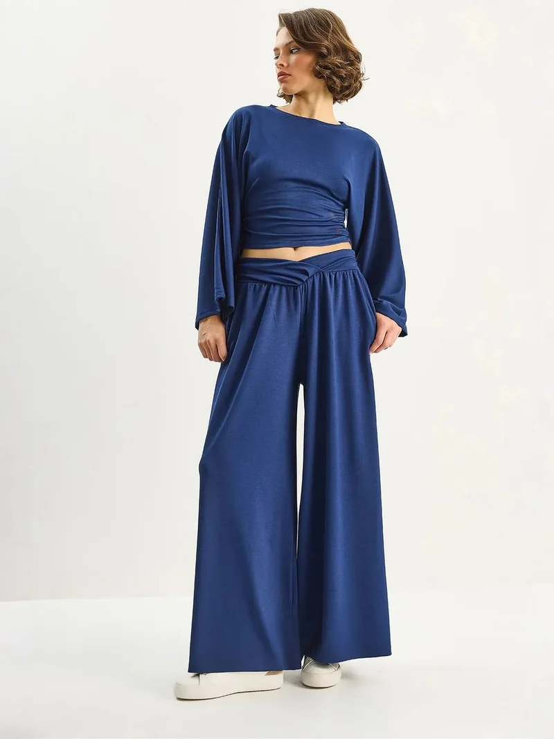 بيانكو لوتشي LUCCI Oversized Knitted Two-Piece Set
