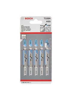 Bosch Power Tools T118A T-Shank Jigsaw Blades For Steel 17-24 Tpi (Pack Of 5) - pzsku/Z01062C06E876EA4F792FZ/45/_/1698063730/47fed975-bdd5-4bdf-937e-6633a9330651