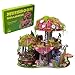 Insgen Garden Mushroom House Book Nook Kit DIY Miniature Wooden Dollhouse 3D Puzzle Fantasy Bookshelf Decor Relaxing Craft Building Set for Adults Teens Home Shelf Decoration No String Light Edition - Image 2