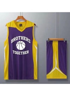 Purple and yellow