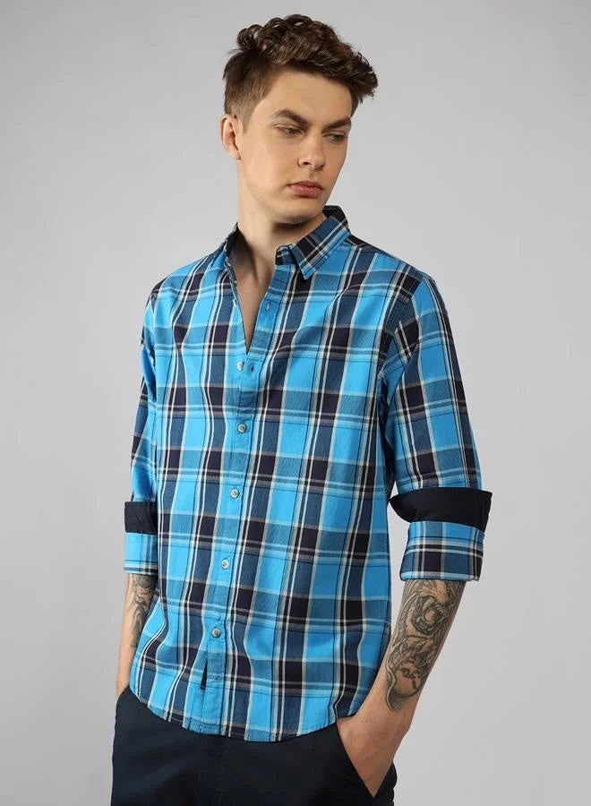 Dennis Lingo Relaxed Fit Multi Colour Cotton Shirt – Elegant and Comfortable