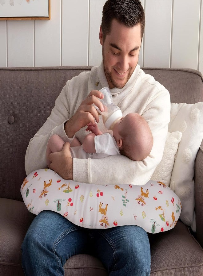 Windson Craft Baby Feeding Pillow with Detachable Cover, Safety Belt | Breastfeeding Pillow | Nursing Pillow (Deer Animal White) - Image 4