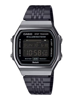 Vintage Bluetooth Step Tracker Stainless Steel Watch ABL-100WEGG-1B