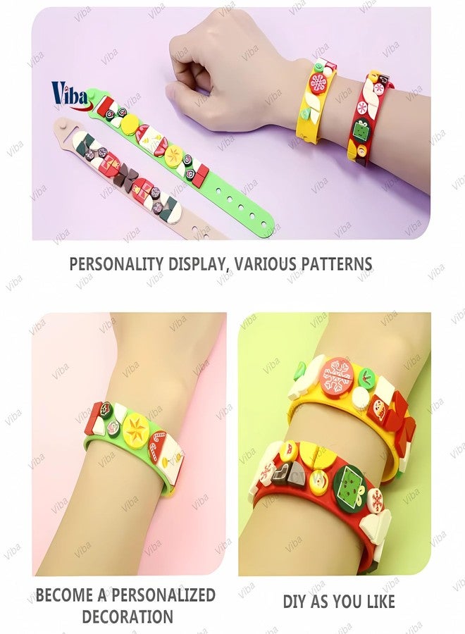 VIBA® Puzzle Wristbands for Kids (Pack of 8) - DIY Friendship Bracelets | Creative Bead Craft Kit | Fun Party Favors & Birthday Gifts (Assorted) - Image 3