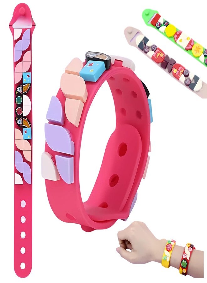 VIBA® Puzzle Wristbands for Kids (Pack of 8) - DIY Friendship Bracelets | Creative Bead Craft Kit | Fun Party Favors & Birthday Gifts (Assorted) - Image 1