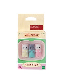 Calico Critters Calico Critters Persian Cat Triplets - Collectible Dollhouse Figures with Cradle Accessory  - Image 5