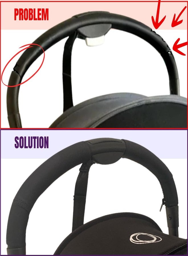 PROTEC TIF | أغطية حماية مقود الدراجة المصنوعة من النيوبرين متوافقة مع عربة الأطفال Bugaboo BUTTERFLY (تناسب الأغطية الأصلية) - Image 2
