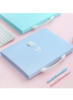 Generic Expanding Accordion Folders Portable Document Holder A4 File Organizer  - Image 3