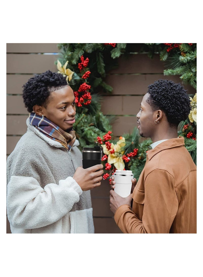 أل أيه بريشوس كوب سفر 510 مللي كوب قهوة معزول قابل لإعادة الاستخدام عازل للفراغ من الفولاذ المقاوم للصدأ كوب قهوة حراري للمشروبات الباردة الساخنة - Image 5