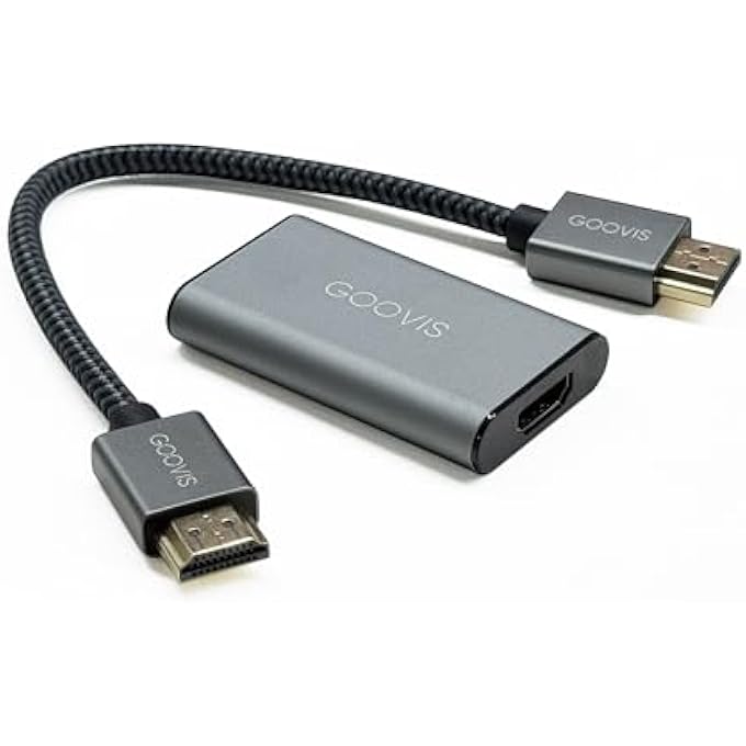 rayihni HC2.0 HDMI TO USB TYPE-C ADAPTER – 4K@60HZ, WITH POWER PORT FOR HEAD MOUNTED DISPLAYS AND AR/XR GLASSES; COMPATIBLE WITH PC, PS5, BLU-RAY PLAYERS, CAMERAS, AND MORE - Image 1