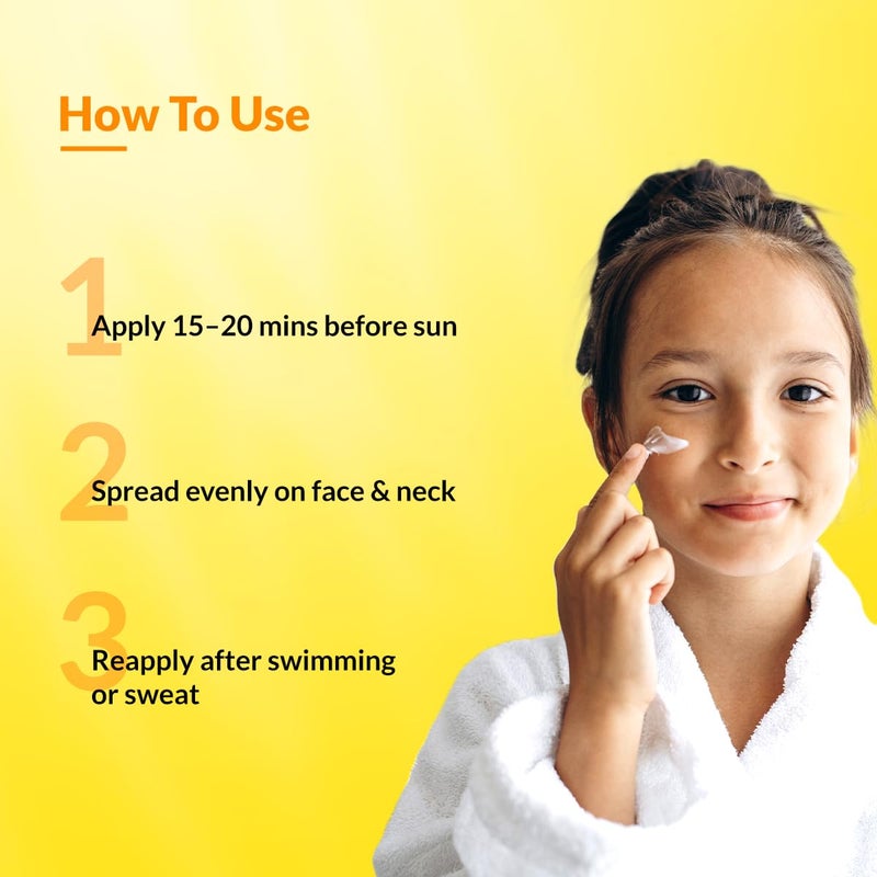 Fixderma Shadow Sunscreen SPF 50 Gel for Kids PA  Broad Spectrum Sunscreen for UVA  UVB ProtectionNon Greasy  Water Resistant  75gm - Image 5