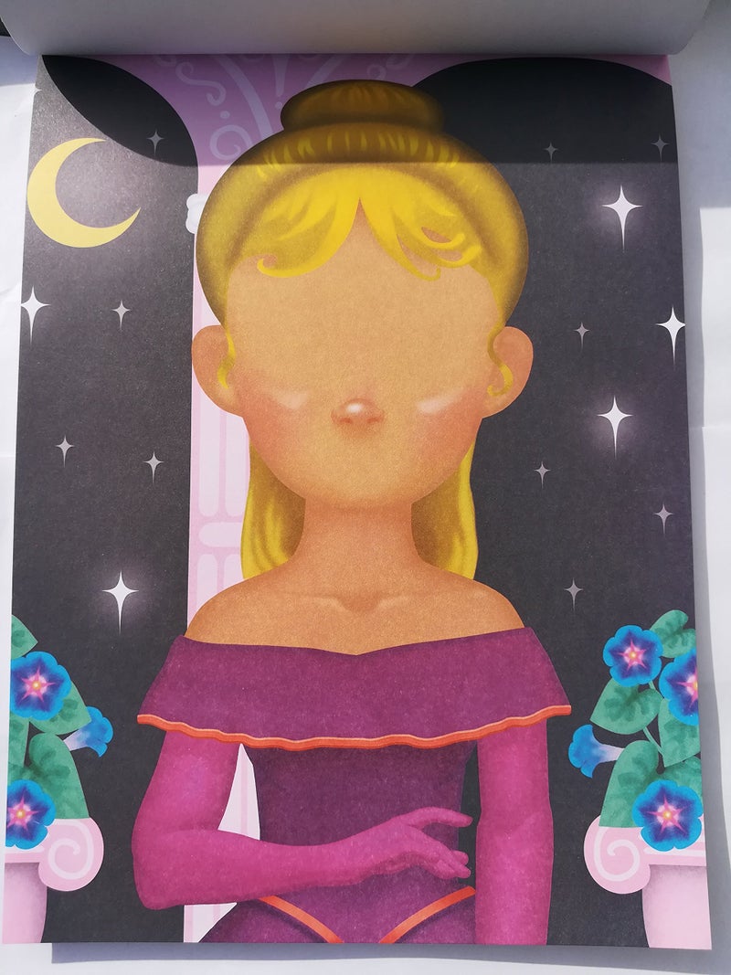 Bendon Princess Sticker Face 300 Stickers and 32 Face Pages (Cover design may vary) - Image 3