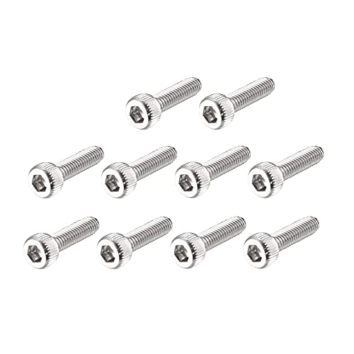 uxcell M2.5x10mm 0.45mm Pitch Bolts Hex Socket Cap Head Screws 100pcs - Image 1