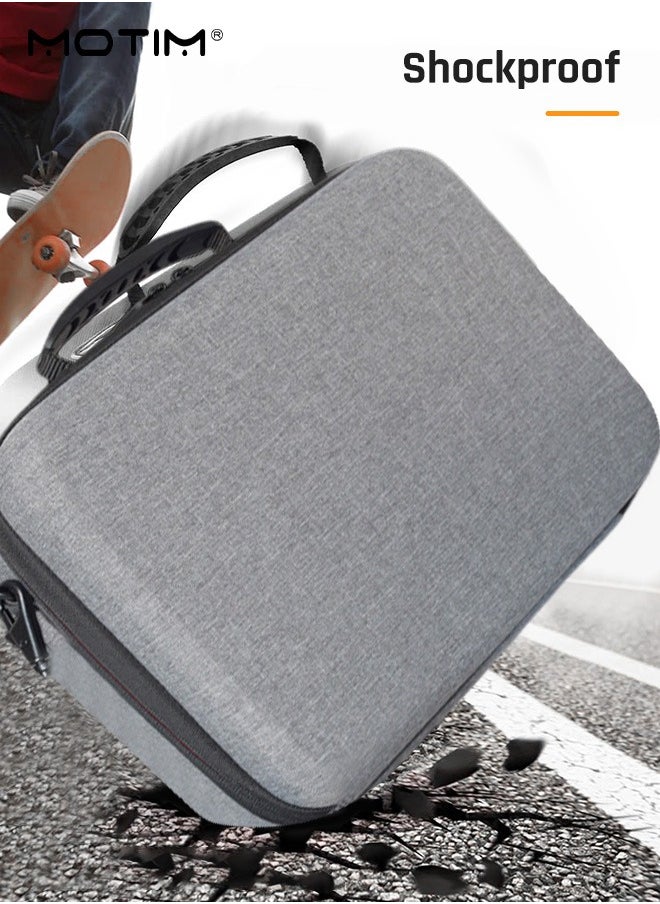 Motim - Switch Carrying Case for Nintendo Switch and Switch OLED Model, Gaming Storage Hard Bag with 21 Game Cards, Cross-Body Travel Bag Suitcase Rugged for Switch Console and Accessories, Waterproof, Large Capacity - Image 1