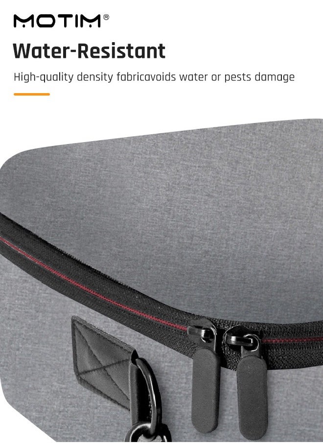 Motim - Switch Carrying Case for Nintendo Switch and Switch OLED Model, Gaming Storage Hard Bag with 21 Game Cards, Cross-Body Travel Bag Suitcase Rugged for Switch Console and Accessories, Waterproof, Large Capacity - Image 1