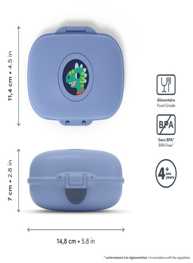 monbento - Snack Box MB Gram Infinity - Snack Box for Boys & Girls - Ideal for Lunches or Snacks - BPA Free - Food Grade Safe - Blue - Image 2