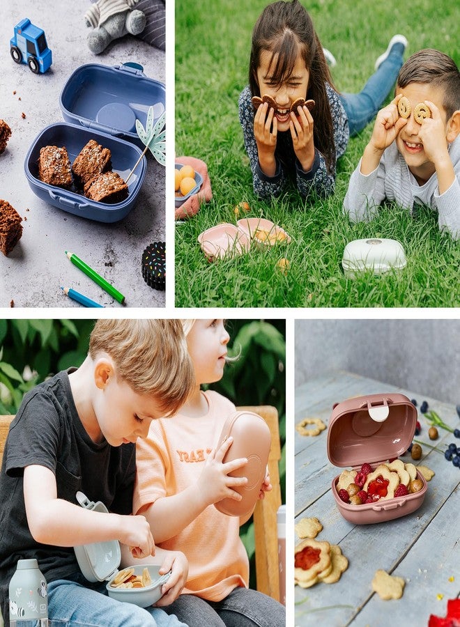 monbento - Snack Box MB Gram Infinity - Snack Box for Boys & Girls - Ideal for Lunches or Snacks - BPA Free - Food Grade Safe - Blue - Image 4