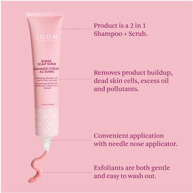 Joon Sumac Scalp Scrub Exfoliating Shampoo, 5.7 fl oz - Image 5