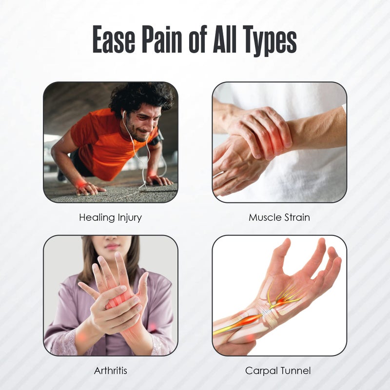 Houseables Carpal Tunnel Wrist Brace 2 Pack, Wrist Brace, Carpal Tunnel Splint, Arthritis Pain and Support, Stabilizer, Immobilizer, For Sprained, Relief, Night, Work, Pair, Both Hands, Left and Right - Image 5