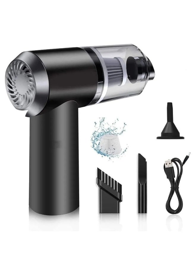 Green Tiger 3-in-1 Portable Mini Vacuum Cleaner for Home and Car - Wireless & Rechargeable - Image 2