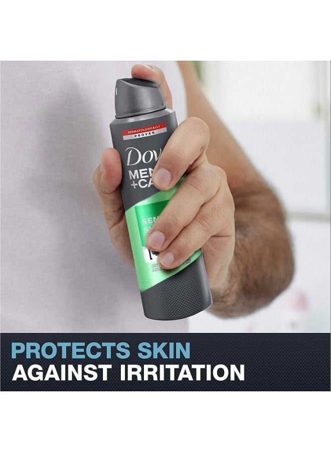 سبراي مزيل للتعرق للجسم للرجال، حماية من الحساسية، 250 مل