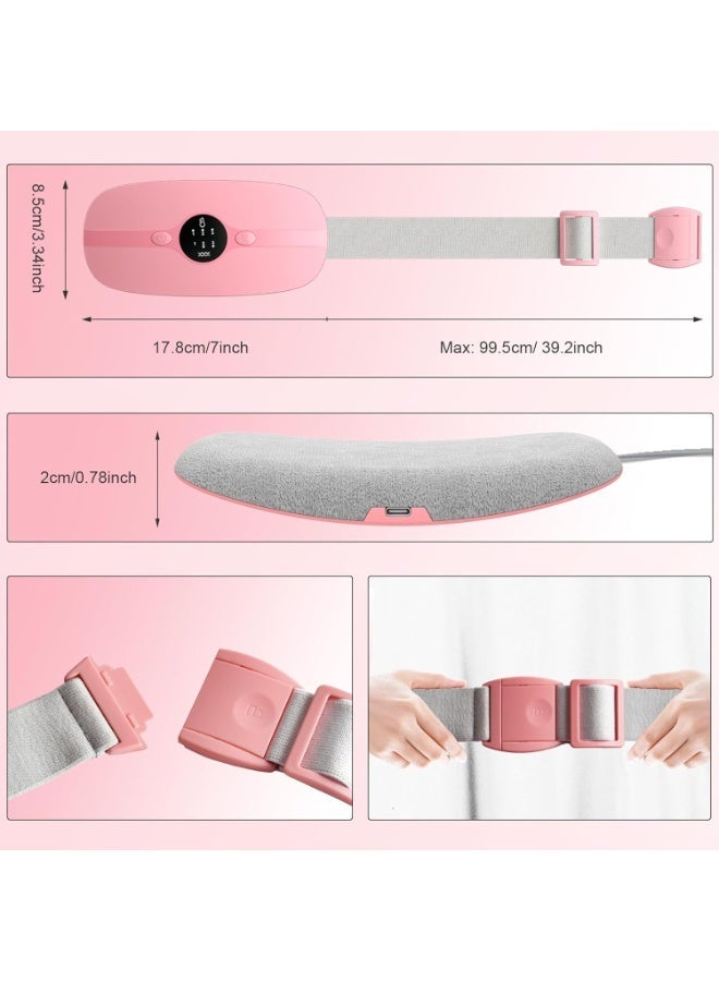 Portable Cordless Heating Pad for Menstrual Pain Relief – Adjustable Heat & Massage Belt for Belly and Back Comfort - Image 3