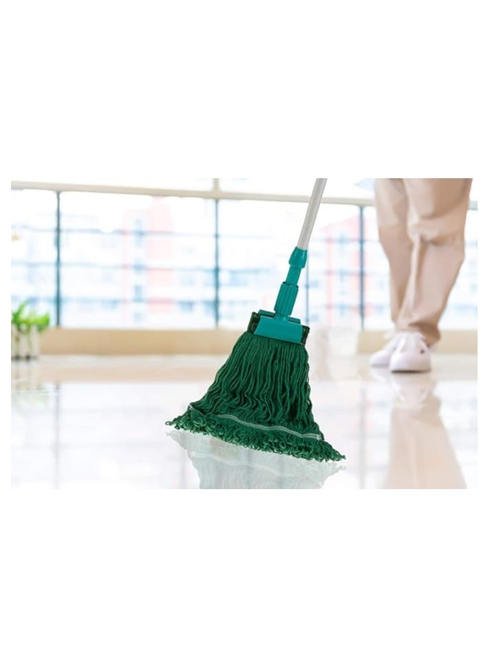 VINSTAR Looped End Wet Mop Head,Commercial Mop Head–Cotton String Mop Replacement Head,6 Inch Universal Headband, Mop Head Replacement for Home, Industrial and Commercial Use-Green（3 Pack） - Image 5