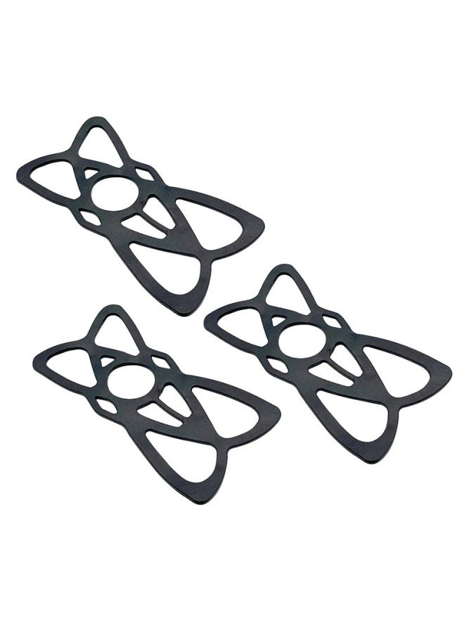 Generic Outdoor Bicycle Silicone Belt Head Mounted Protective Cover Prevents Falling Mobile Phone Holder Crash Protection Accessories-Color:Black Anti-lost Net ] - Image 1
