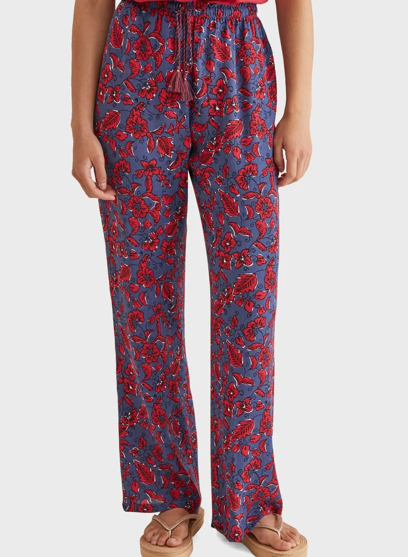 women'secret High Waist Printed Pyjama Pants