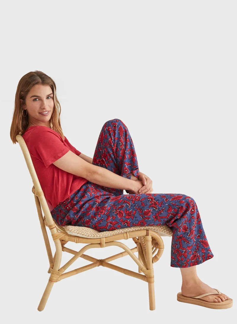 women'secret High Waist Printed Pyjama Pants