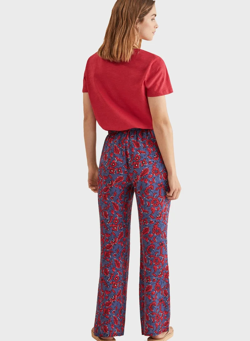 women'secret High Waist Printed Pyjama Pants