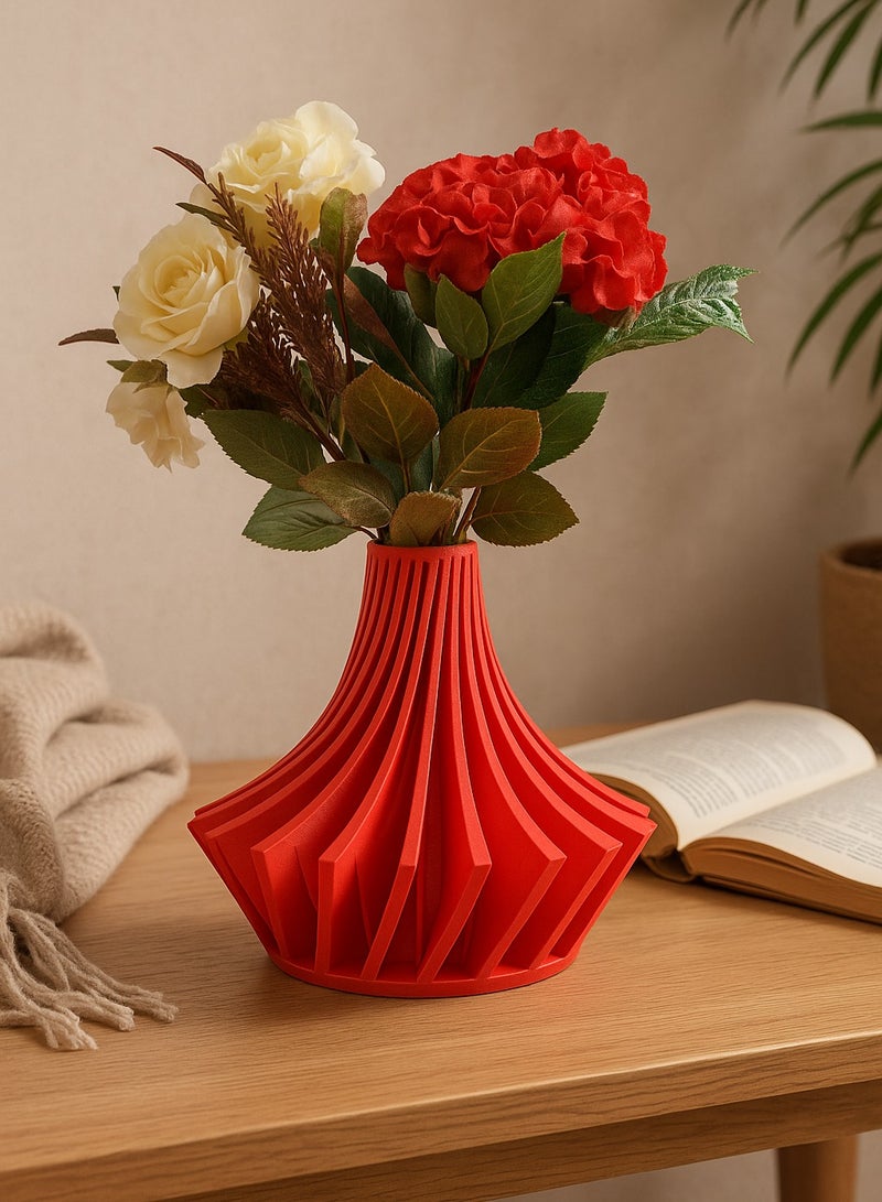 3D Brothers Karioshort Vase - Contemporary Short Decorative Vase  - Image 1