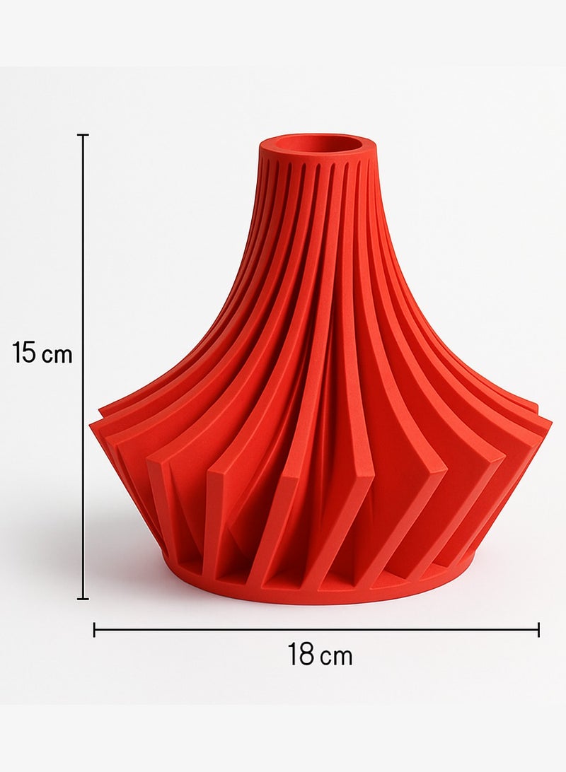 3D Brothers Karioshort Vase - Contemporary Short Decorative Vase  - Image 2