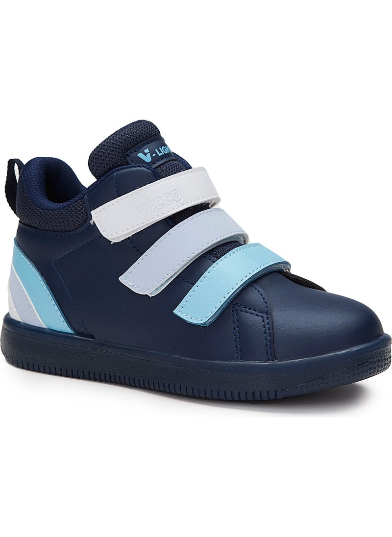 VICCO - 220,F22K,180 Rainbow Filet Lighted Boots Navy Blue - Image 1