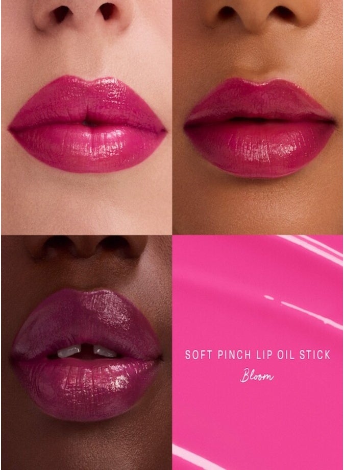 رير بيوتي زيت الشفاه "سوفت بينش" (Soft Pinch) من "رير بيوتي" (Rare Beauty) بوزن 3.4 جم – درجة Bloom؛ زيت شفاه مرطب يجمع بين ثلاث مزايا: زيت وملمع (غلوس) ولون قابل للتعزيز. - Image 3