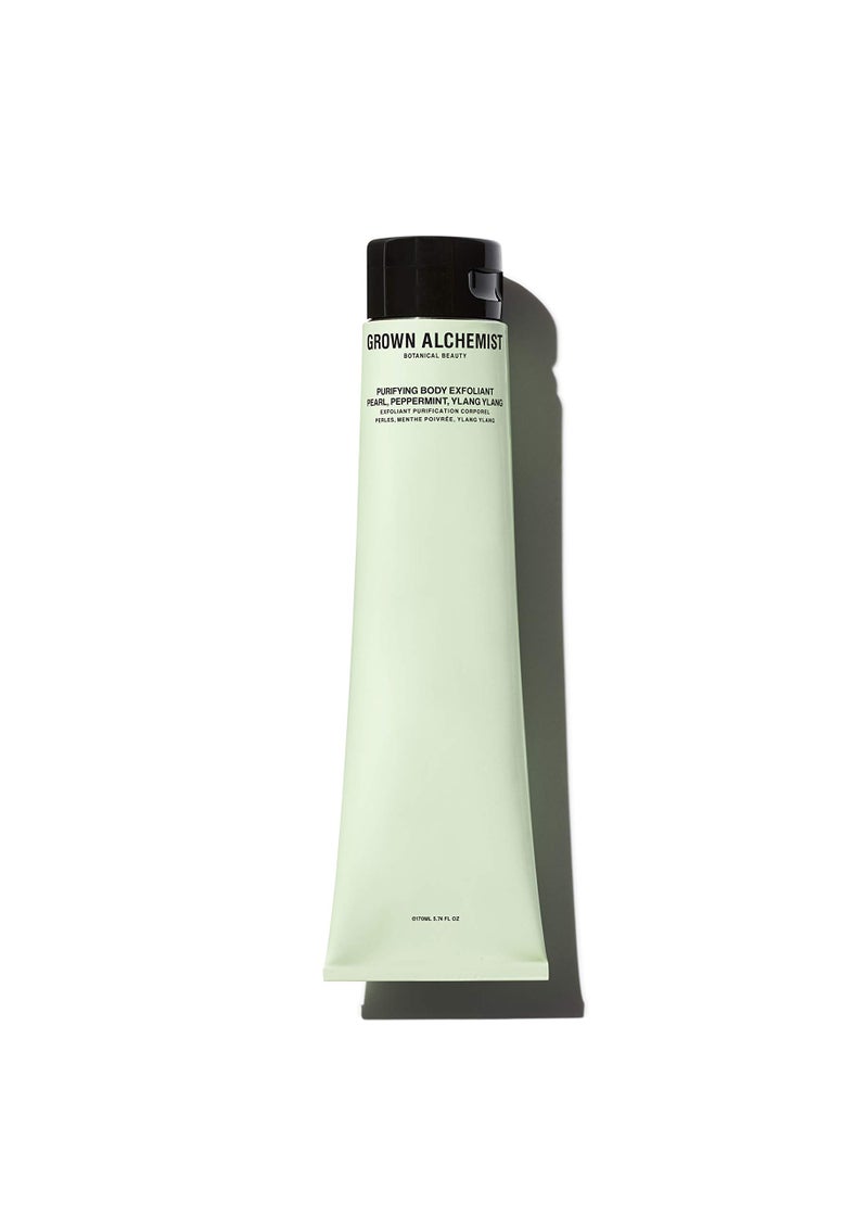 Grown Alchemist Purifying Body Exfoliant Pearl Peppermint Ylang Ylang Pearl Scrub Made with Organic Ingredients 170ml 57oz