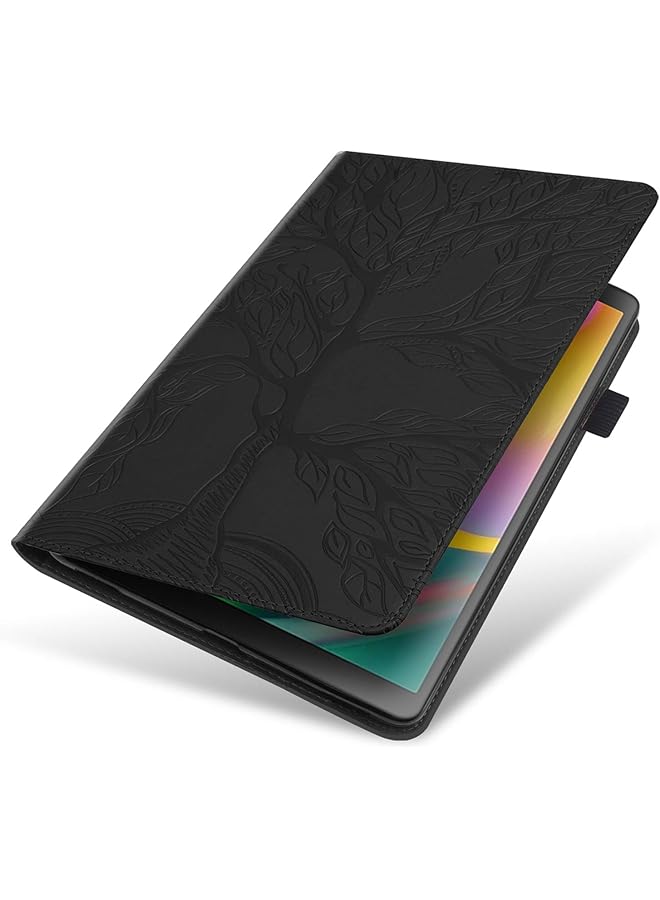 erorex Case For Galaxy Tab S8 11 Inch Premium Pu Leather Folio Stand Cover Shell With Pencil Holder Card Pocket Elastic Belt For Galaxy Tab S8 2022 Sm-X700 X706 Black  - Image 4