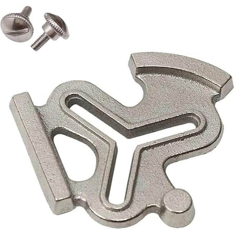 Qitiieli Plum Blossom Positioning Gauge, Universal Sewing Machine, Durable Steel Sewing Edge Guide with 2 Screws, Fits Most Makes & Models of Industrial & Home Sewing Machines - Image 1