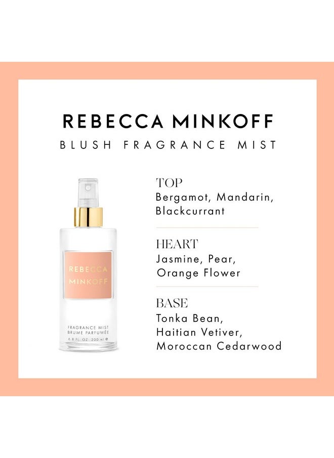 Rebecca Minkoff - Rebecca Minkoff Blush Fragrance For Women - Sparkling Top Notes Of Citrus And Black Currant - Heart Notes Of Lush White Florals - Accentuated By Cedarwood - 6.8 Oz Fragrance Mist - Image 1