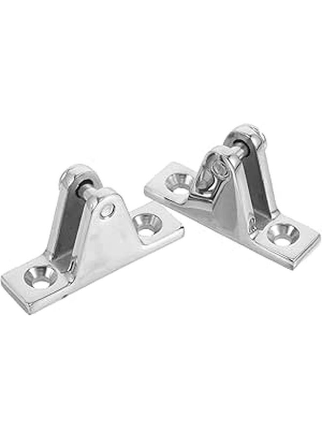 316 Stainless Steel Heavy Duty Boat Hatch Hinges 2pcs for Bimini Top Kayaks Marine Deck Hardware - Image 1