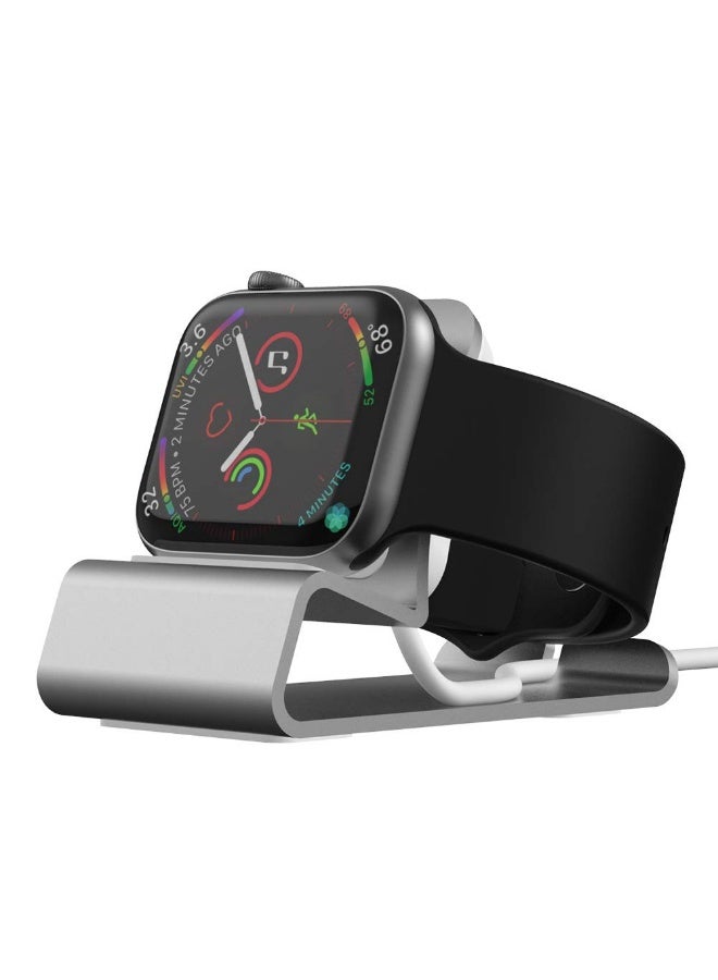 WinCheer حامل ساعة متوافق مع حامل شحن Apple Watch، حامل شحن iWatch Nightstand Mode مع فتحة مدمجة لتنظيم الكابلات وحامل مكتبي لسلسلة 11/10/9/8/SE/Ultra 49/45/41/38 مم - Image 1