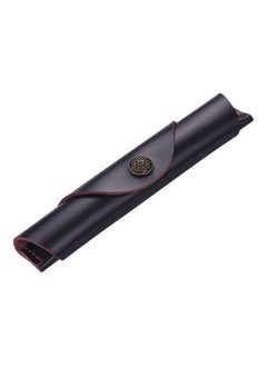 NIBEMINENT Handmade Protector Leather Pen Case Black  - Image 1