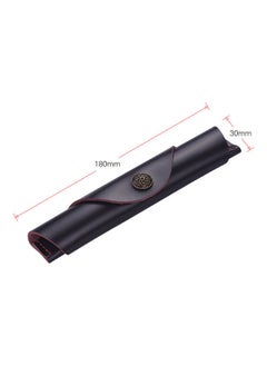 NIBEMINENT Handmade Protector Leather Pen Case Black  - Image 2