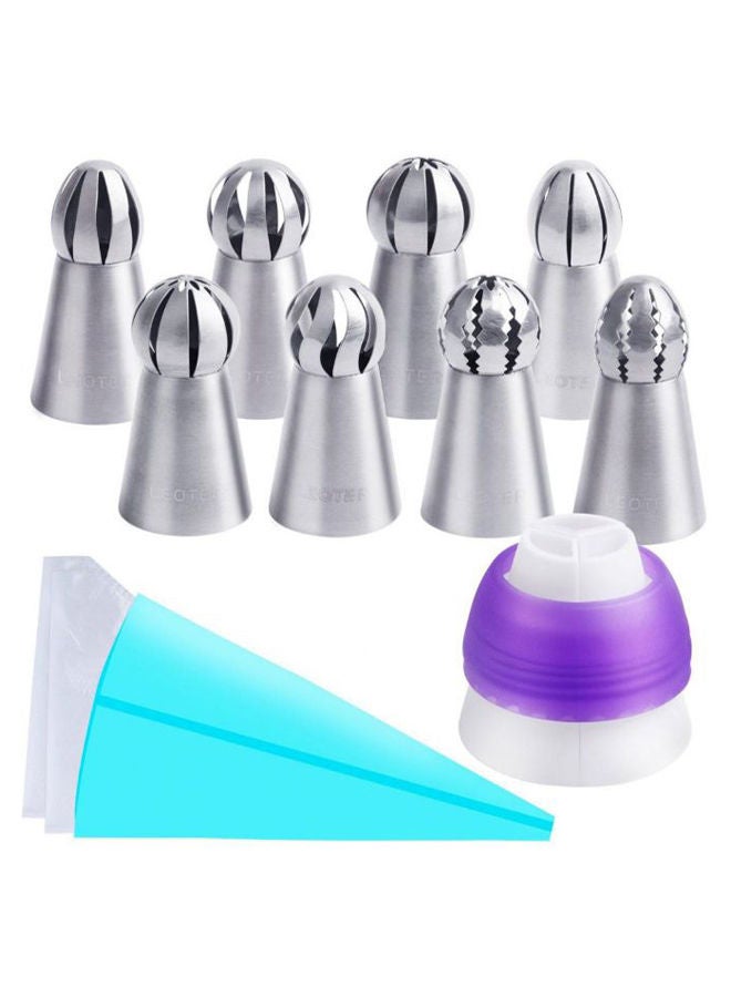 NIBEMINENT Cake Baking Tools With Bag Multicolour 10 x 10centimeter